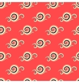 seamless pattern with curls and swirls vector image