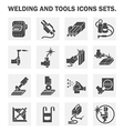 welding icon vector image