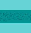 hand drawn branches and snowflakes vector image vector image