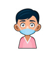 doctor and medical nurse avatar sign cute style vector image vector image