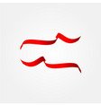 ribbon template design vector image vector image