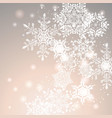 winter abstract christmas background vector image