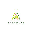 salad lab logo icon vector image