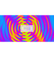 3d wavy background with ripple effect abstract vector image