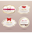 gift labels set vector image