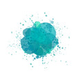 watercolor splash effect border frame background vector image
