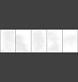 set of white and grey halftone dotted backdrop vector image