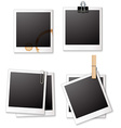 polaroid frames vector image