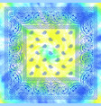 bandana paisley scarf vector image vector image