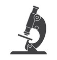microscope silhouette vector image