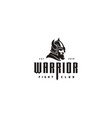norse nordic viking helmet head face warrior logo vector image vector image