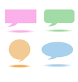 speech bubbles box vector image