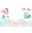 horizontal love card for valentine s day with free vector image