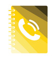 phone book icon vector image