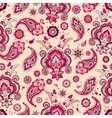 vintage floral seamless pattern vector image vector image