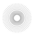 black and white starburst background vector image vector image