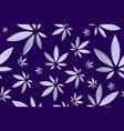 marijuana leaves seamless pattern cannabis vector image vector image