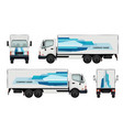 car truck branding identity vector image vector image