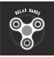 spinner retro poster vector image