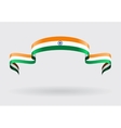 indian flag background vector image vector image