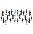 collection of business people vector image