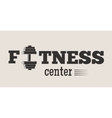 gym fitness symbols badge vector image