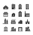 building shop icon set vector image