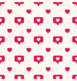 seamless geometric pattern with bright red vector image vector image