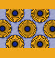 african wax print fabric ethnic handmade ornament vector image vector image