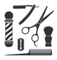 barbershop set vector image