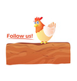 board for social media icons vector image vector image