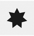 7 point classic star vector image vector image