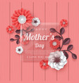 happy mothers day greeting card vector image vector image