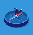 business strategy concept vector image vector image