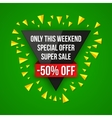 sale special offer vector image vector image