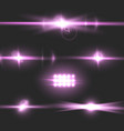 lens flare effect vector image