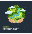 earth day concept vector image vector image