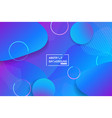 abstract geometric background fluid shape vector image vector image