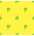 seamless leaves pattern vector image