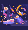 abstract dream set vector image vector image