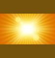 sunbeams background sun with rays abstract vector image vector image