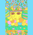 colorful and bright cartoon artwork - fairy tale vector image