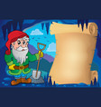 parchment in fairy tale cave image 8 vector image vector image