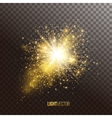 background with sparkles and glitter vector image