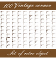 corners design elements vector image