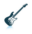 electric guitar icon vector image