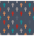 seamless background with symbols of religion vector image