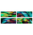 set of blurred background for banners vector image vector image