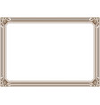 decorative frame in vintage style vector image