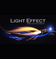 abstract motion light effect shining background vector image